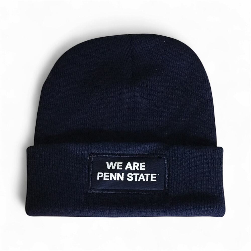 Penn State Knit Hat One Size Blue NWOT  “We are Penn State “ Beenie  Warm hat